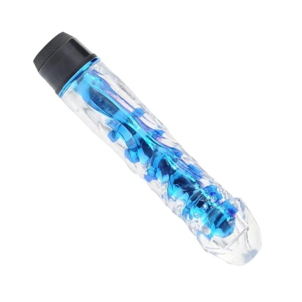 Vibes Jellies G-Spot Multispeed Vibrator Titreşimli Penis Blue