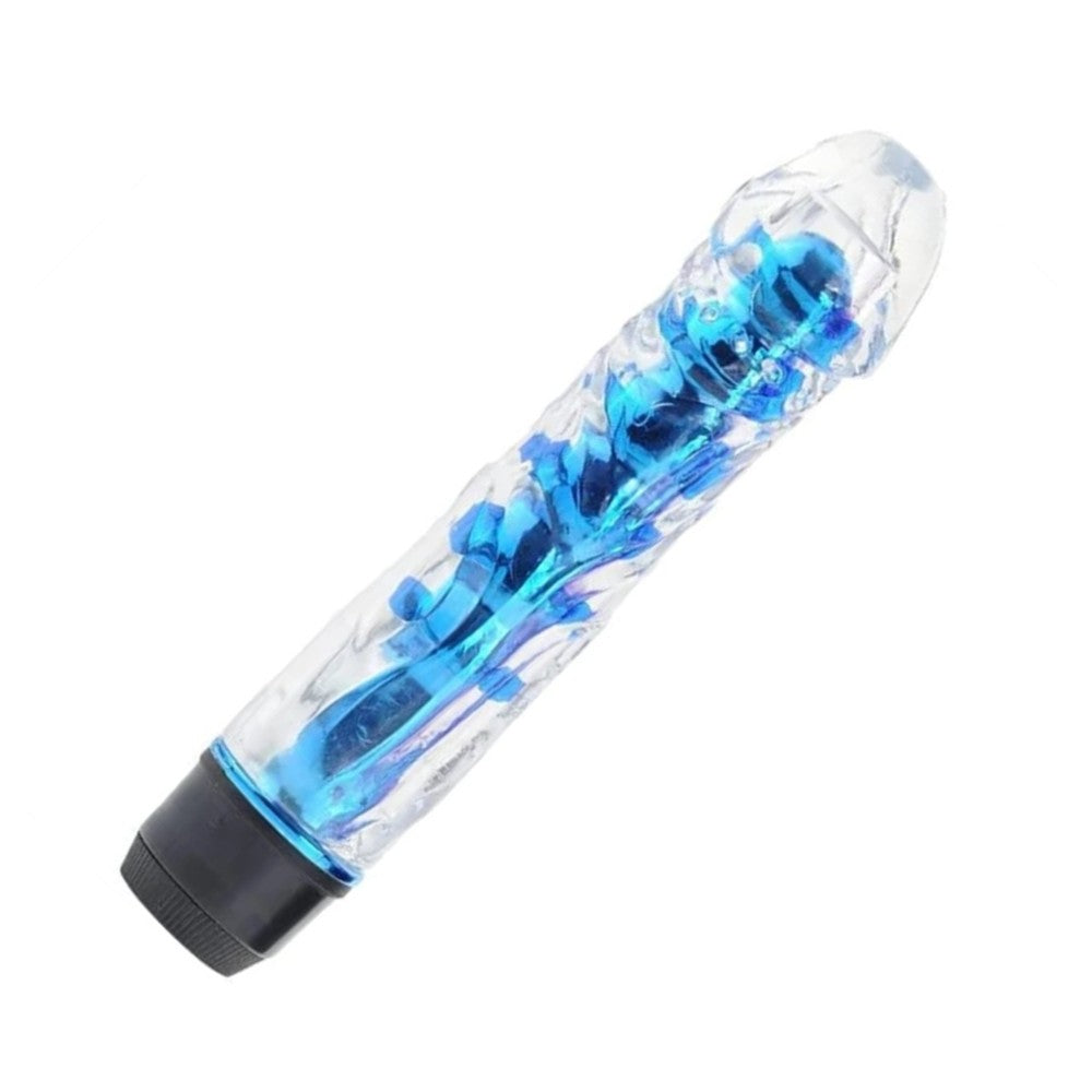 Vibes Jellies G-Spot Multispeed Vibrator Titreşimli Penis Blue