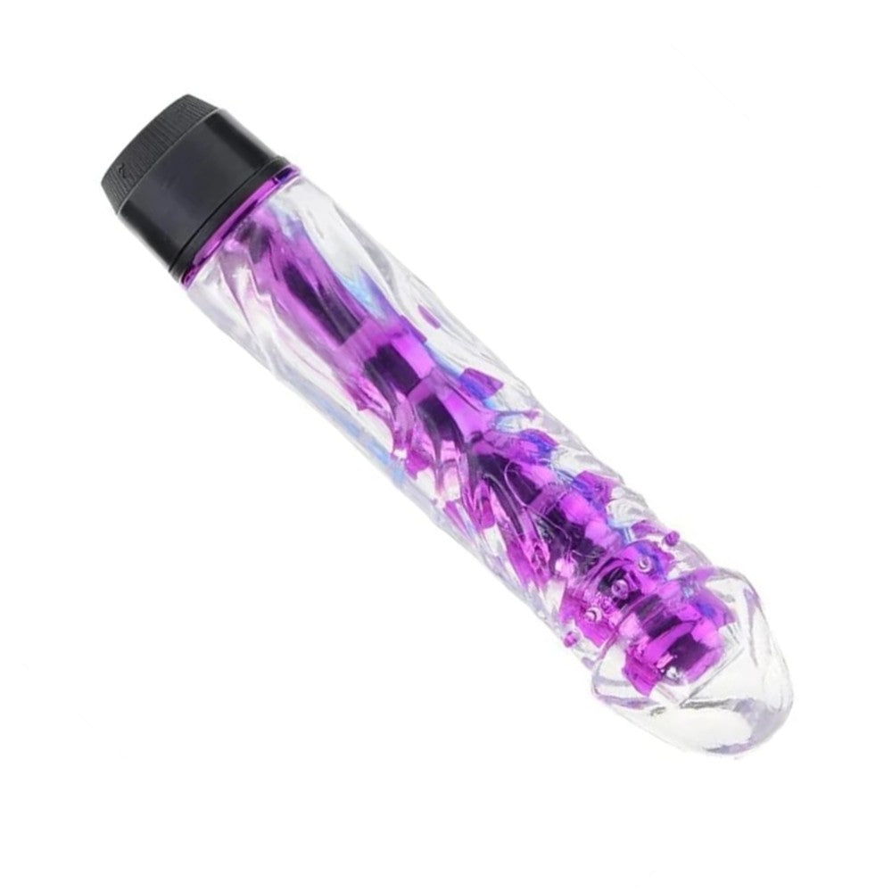 Vibes Jellies G-Spot Multispeed Vibrator Titreşimli Penis Purple