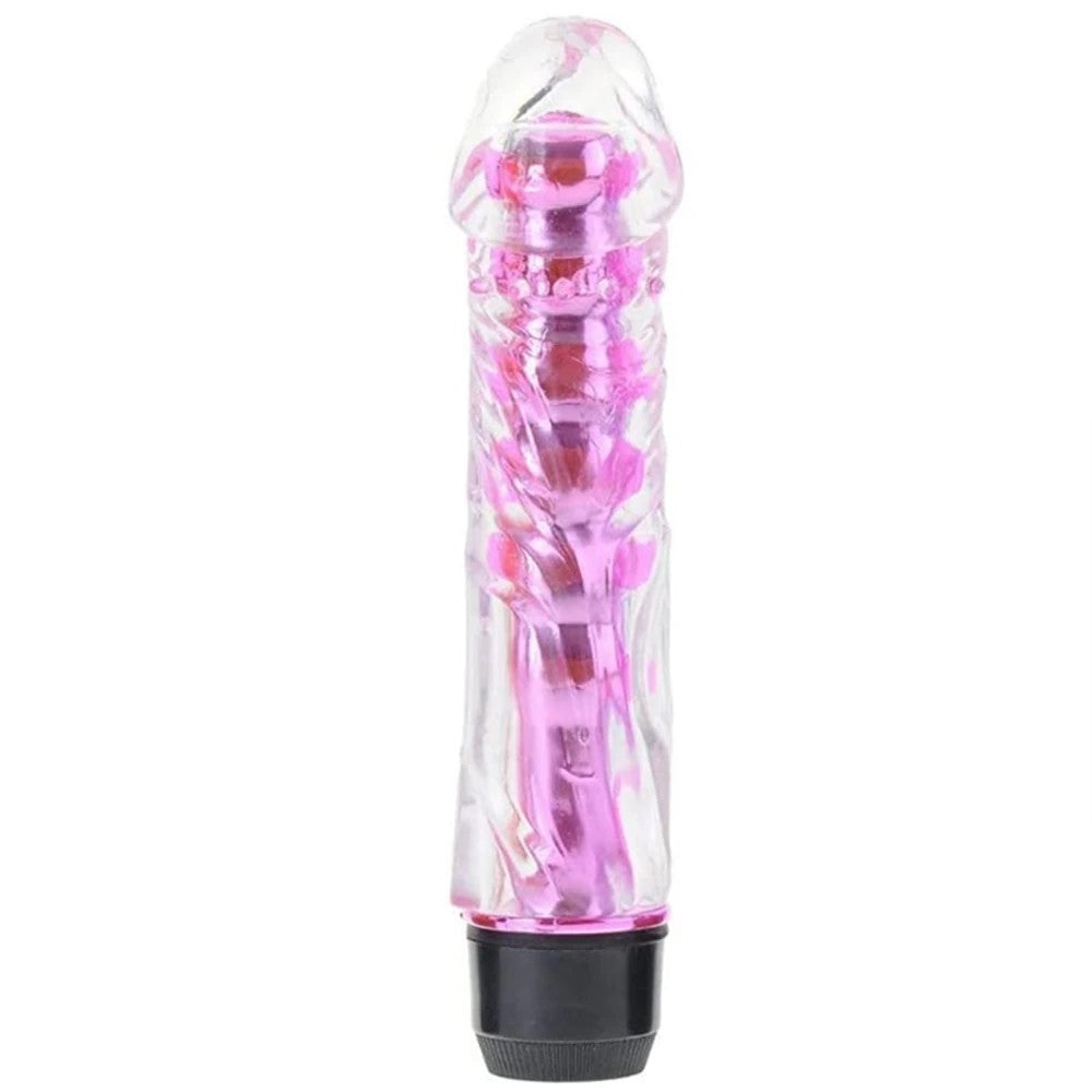 Vibes Jellies G-Spot Multispeed Vibrator Titreşimli Penis Pink