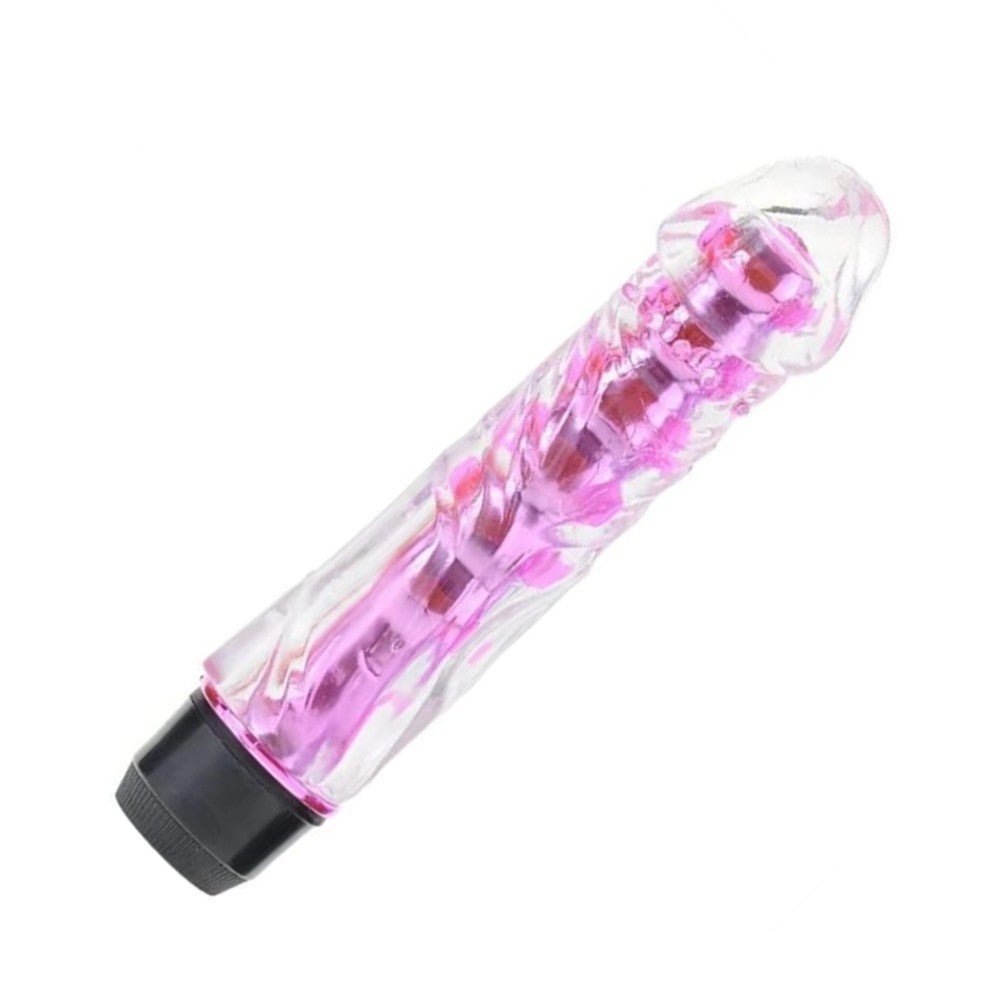 Vibes Jellies G-Spot Multispeed Vibrator Titreşimli Penis Pink