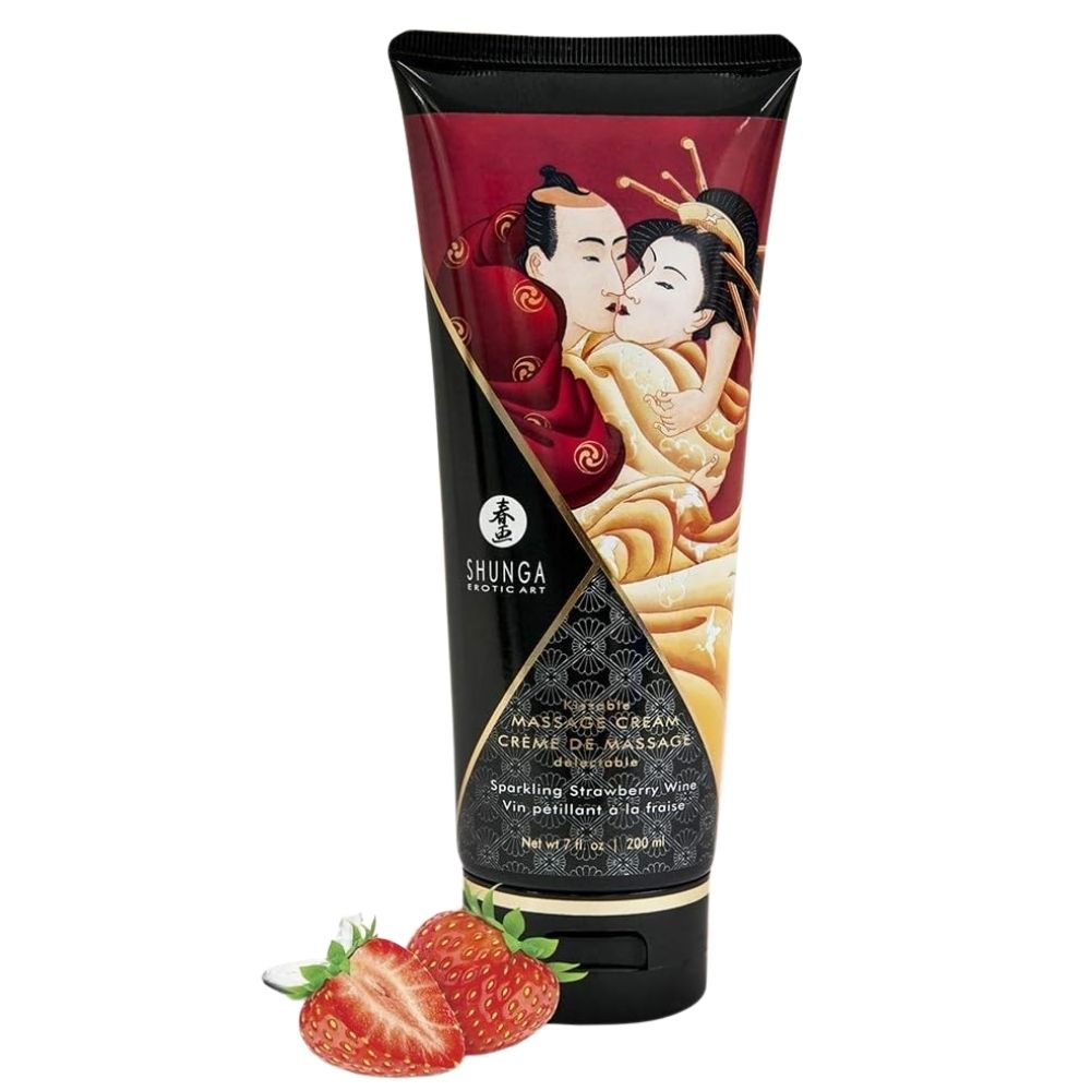 Shunga Kissable Massage Cream Strawberry Masaj Jeli  200 ml