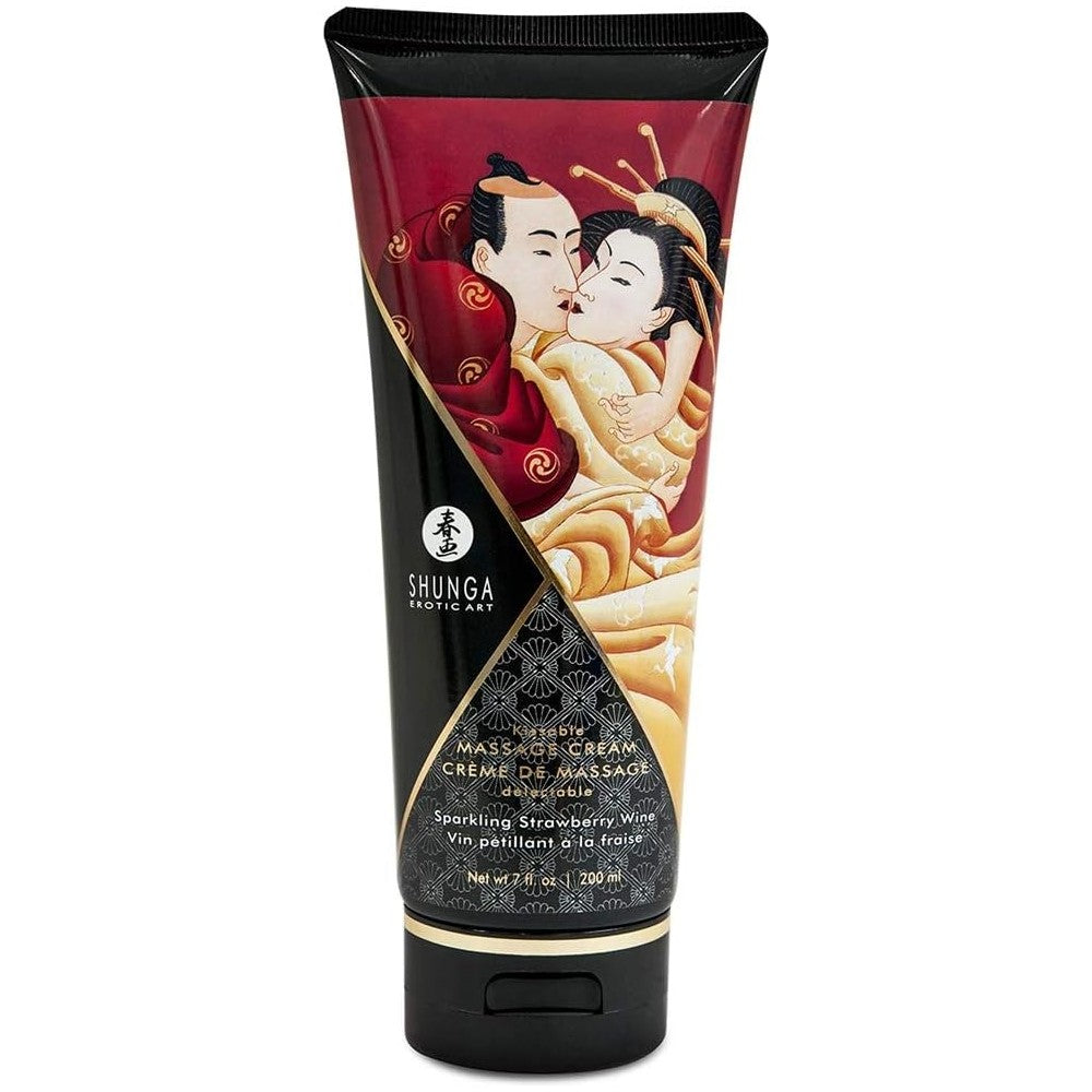 Shunga Kissable Massage Cream Strawberry Masaj Jeli  200 ml