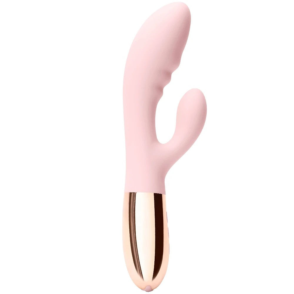 Le Wand Blend Silicone Dual Stimulation Klitoral Rabbit Vibratör Pink