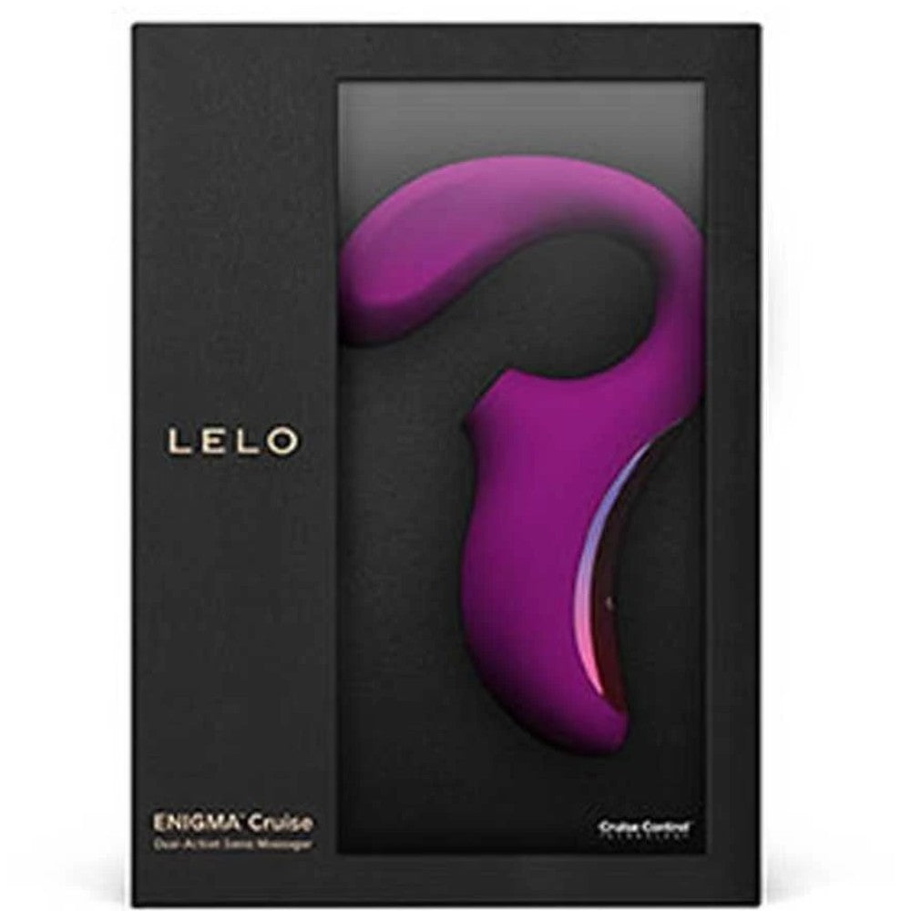 Lelo Enigma Cruise Dual Action Sonic Massager Çift İşlevli Emiş Güçlü Vibrator Deep Rose
