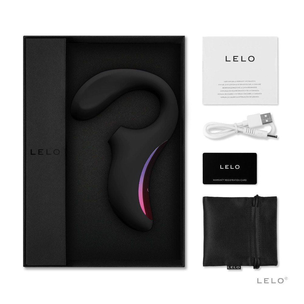 Lelo Enigma Cruise Dual Action Sonic Massager Çift İşlevli Emiş Güçlü Vibrator Black