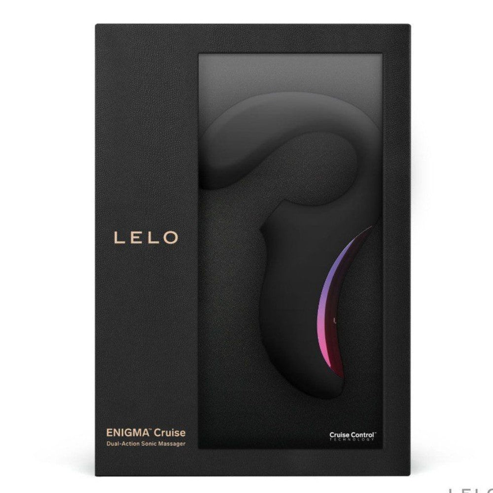 Lelo Enigma Cruise Dual Action Sonic Massager Çift İşlevli Emiş Güçlü Vibrator Black