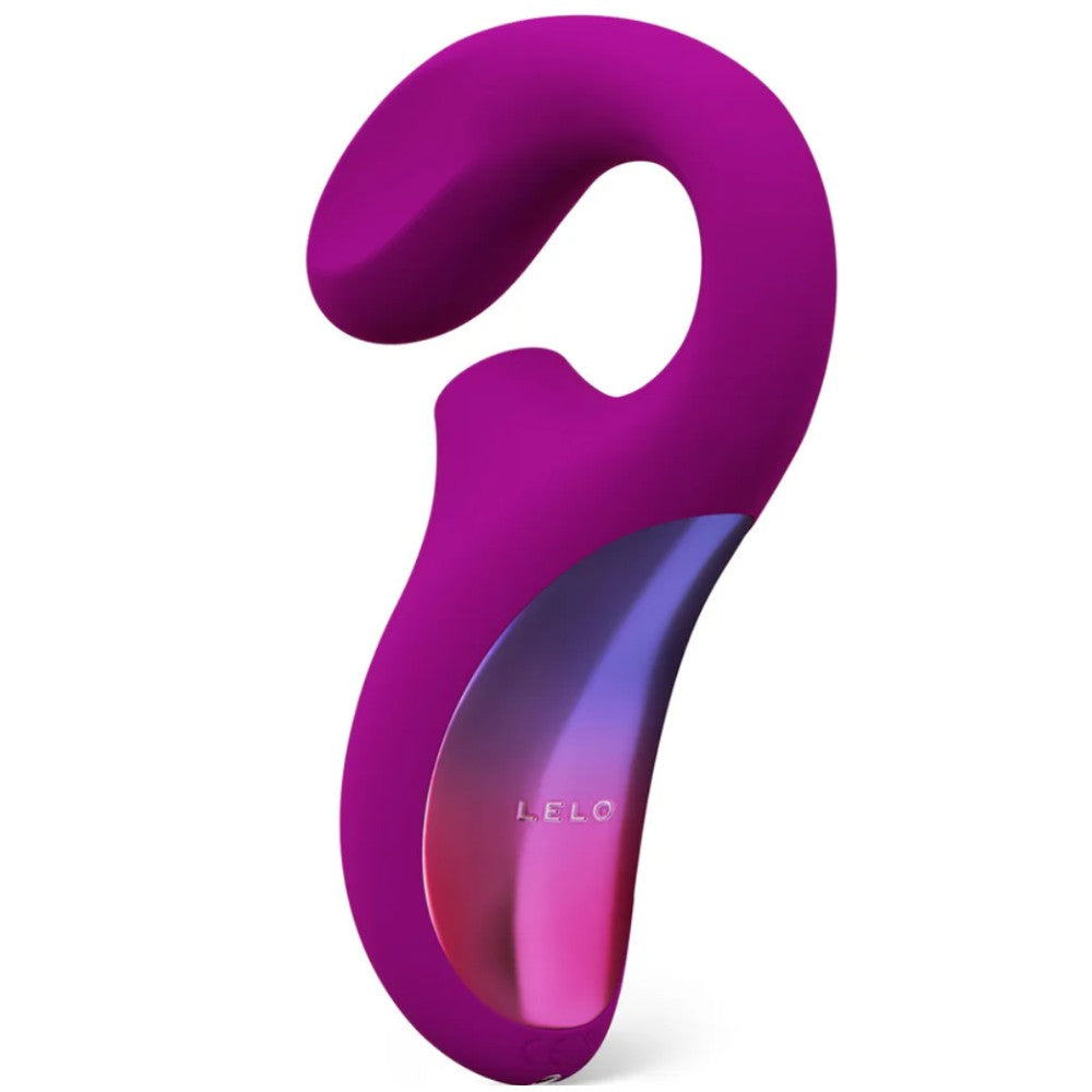 Lelo Enigma Cruise Dual Action Sonic Massager Çift İşlevli Emiş Güçlü Vibrator Deep Rose