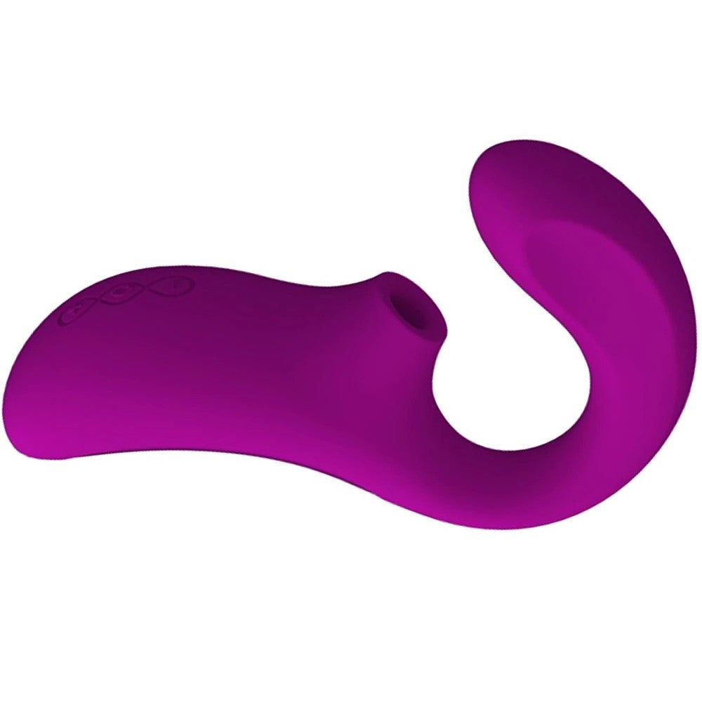 Lelo Enigma Cruise Dual Action Sonic Massager Çift İşlevli Emiş Güçlü Vibrator Deep Rose