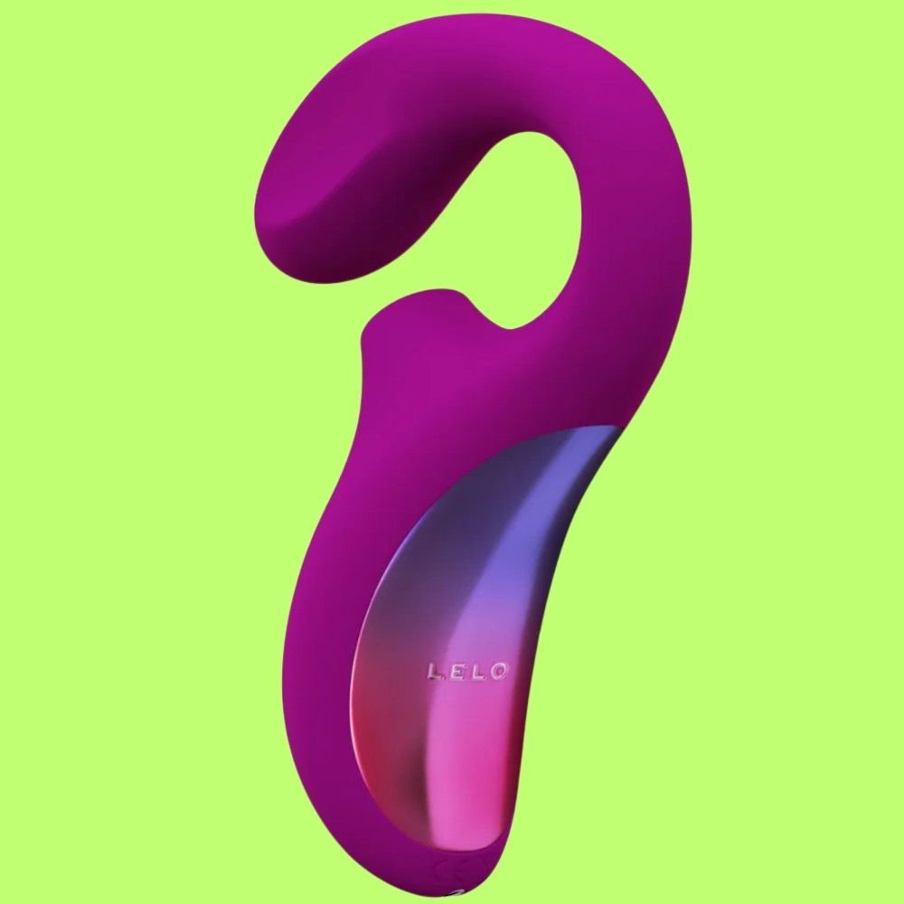 Lelo Enigma Cruise Dual Action Sonic Massager Çift İşlevli Emiş Güçlü Vibrator Deep Rose