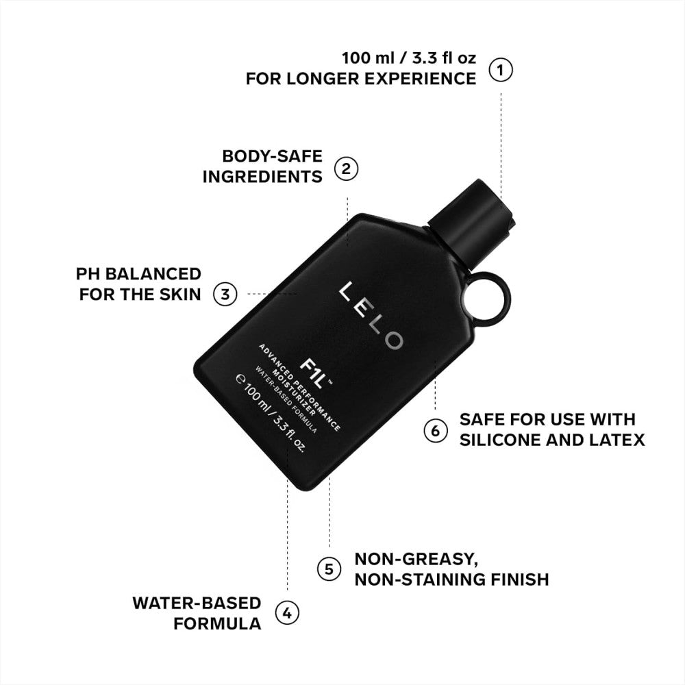 Lelo F1L Gelişmiş Performans Su Bazlı Kayganlaştırıcı Jel 100 ml.