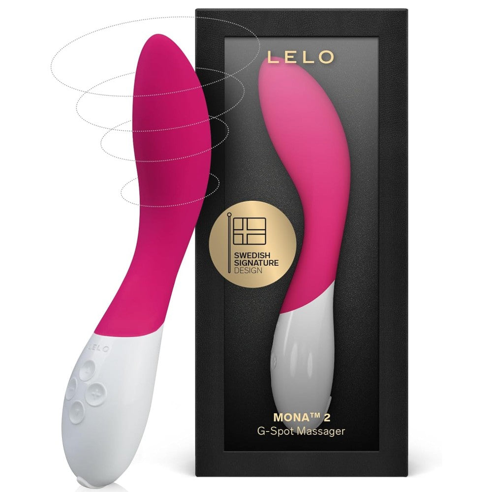 Lelo Mona 2 G-Spot Massager Vibrator Cerise