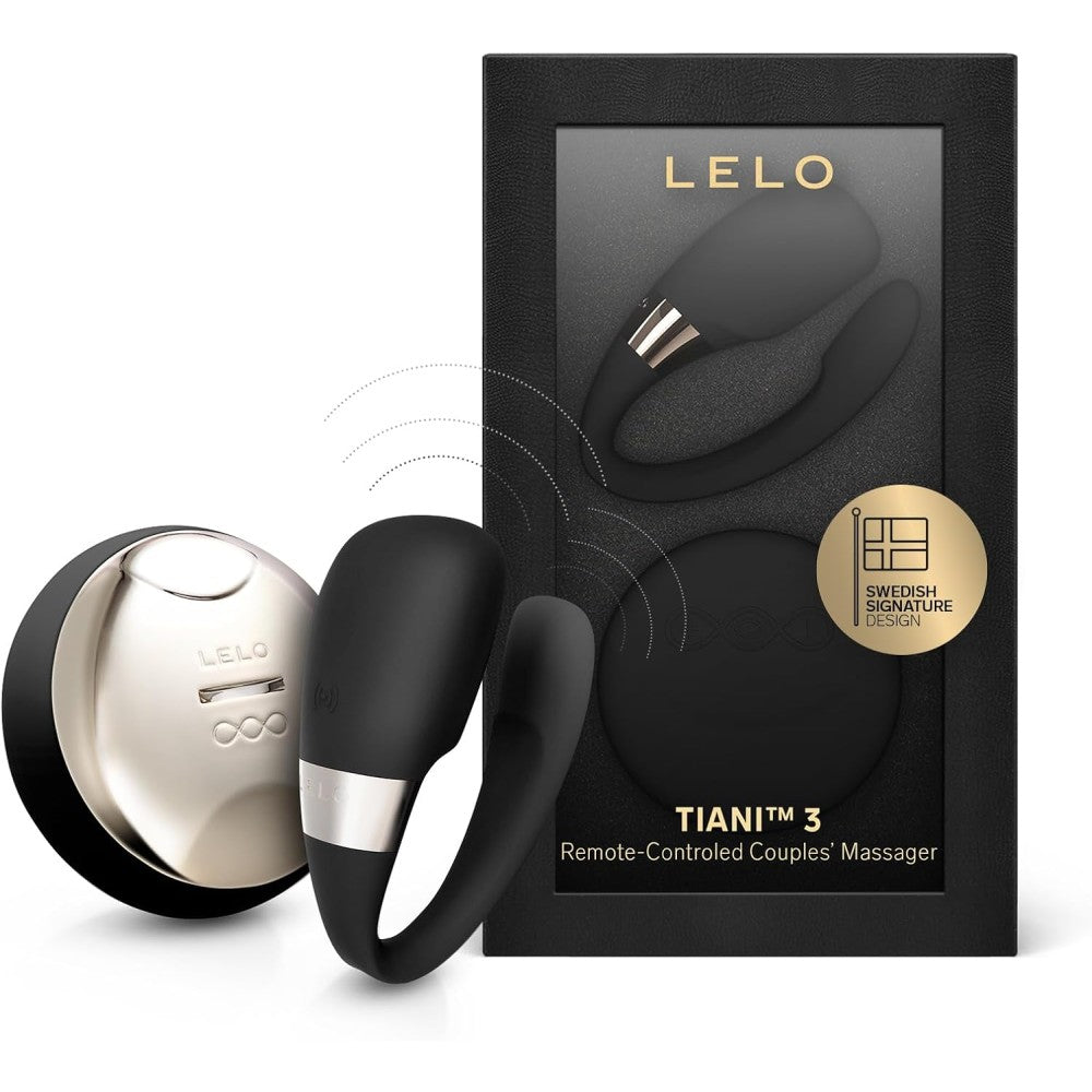 Lelo Tiani™ 3 Remote Controled Couples Massager Uzaktan Kumandalı Vibrator Black