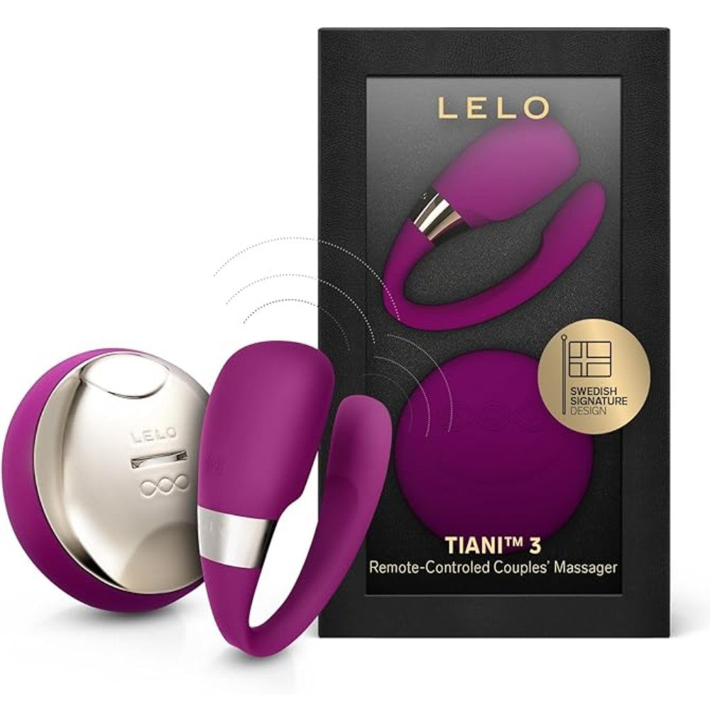 Lelo Tiani™ 3 Remote Controled Couples Massager Uzaktan Kumandalı Vibrator Deep Rose