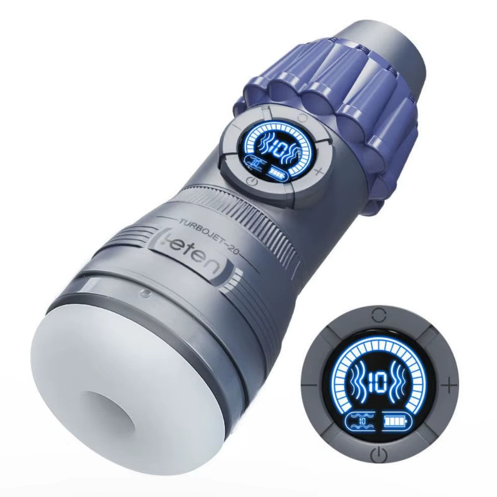Leten Turbojet 20 Emiş Güçlü ve Titreşimli Masturbator