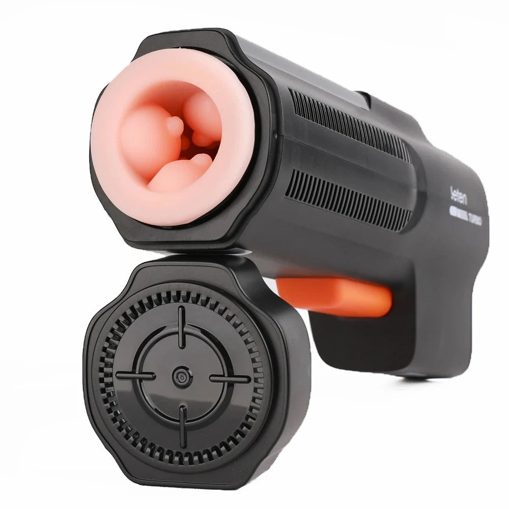 Leten Turbo Gun King 10 Teleskopik Titreşim Modu Otomatik Masturbator