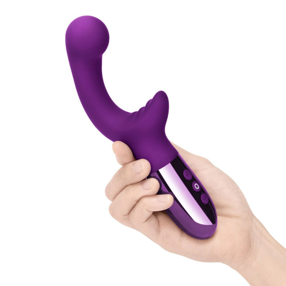 Le Wand XO G-Spot Double Motor Wave Rechargeable Dual Stimulation Vibrator