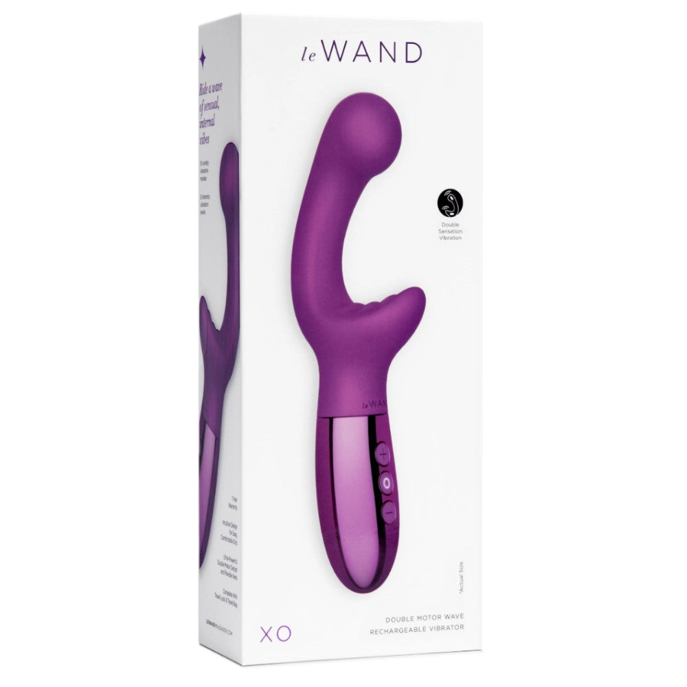 Le Wand XO G-Spot Double Motor Wave Rechargeable Dual Stimulation Vibrator