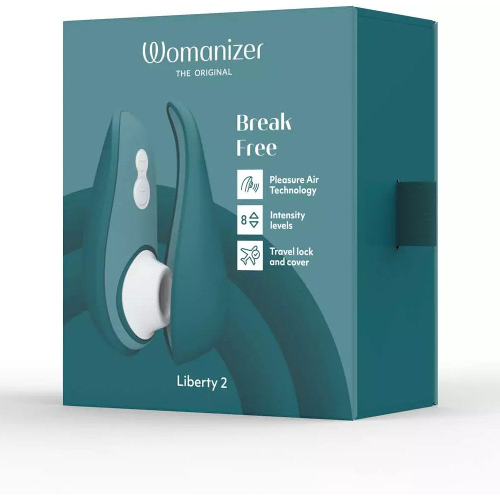 Womanizer Liberty 2 Pleasure Air Klitoris Stimülatörü Emiş Güçlü Vibratör Dark Petrol