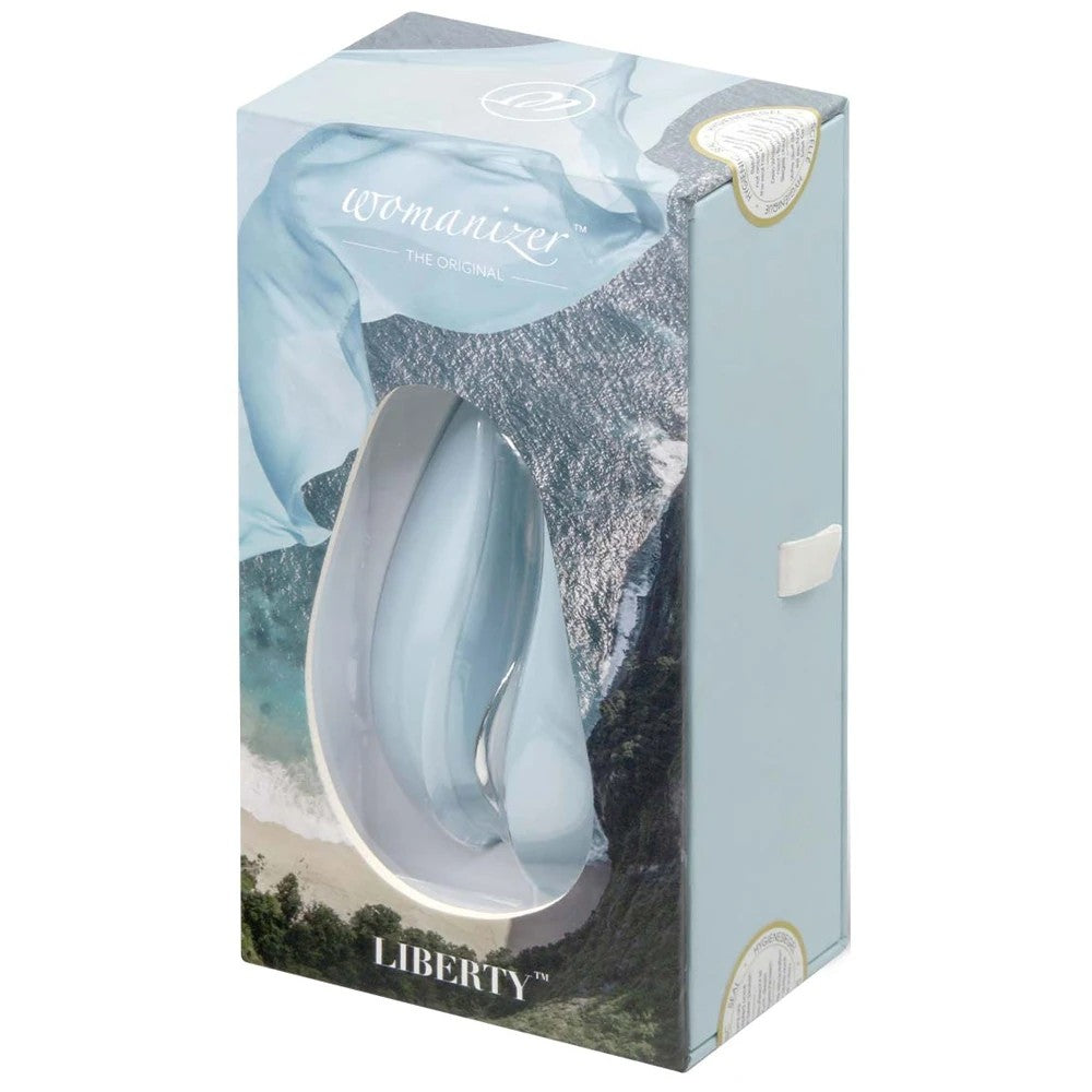 Womanizer Liberty Emiş Güçlü Klitoral Vibrator Base Blue