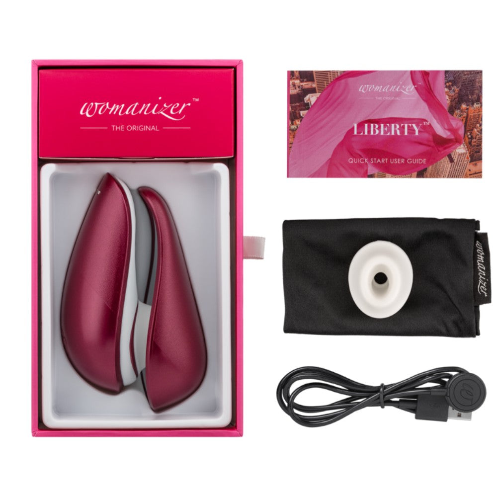 Womanizer Liberty Emiş Güçlü Klitoral Vibrator Red Vine
