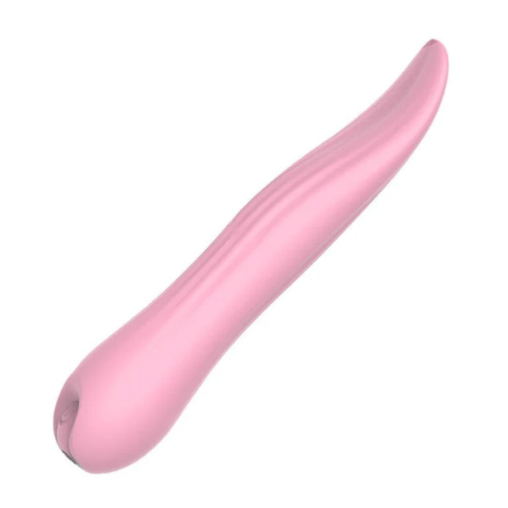 Flicking Silicone Tongue Clitoral Vibrator Pink