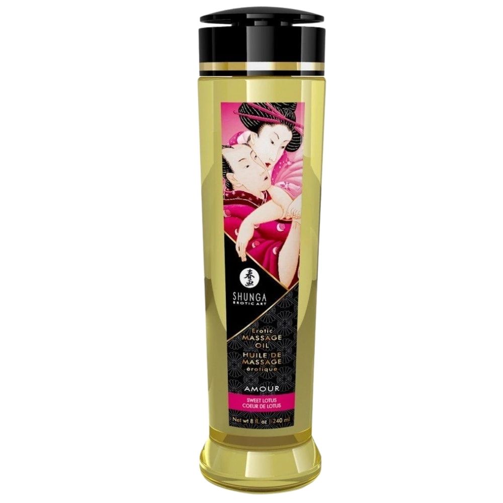 Shunga Erotic Massage Oil Sensation Sweet Lotus Masaj Yağı 240 ml