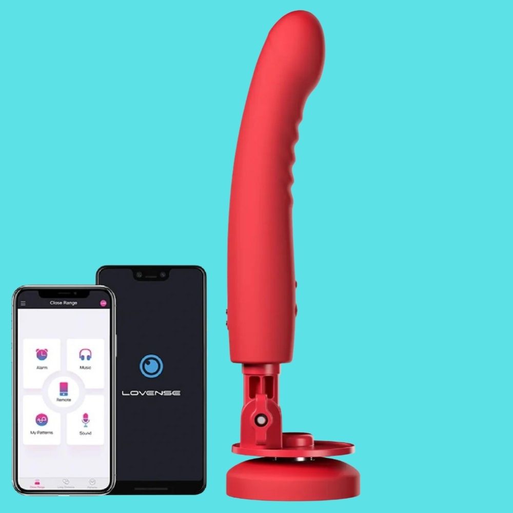 Lovense Mission 2 App Controlled Sensitive Dildo Vibrator