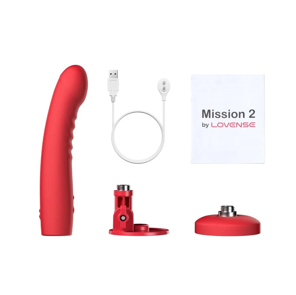 Lovense Mission 2 App Controlled Sensitive Dildo Vibrator