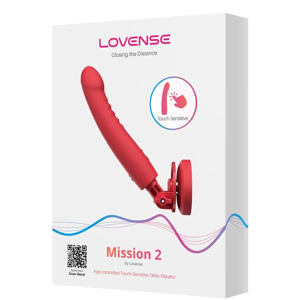 Lovense Mission 2 App Controlled Sensitive Dildo Vibrator