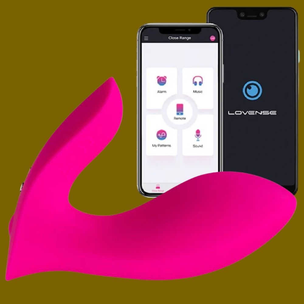 Lovense Flexer Insertable Dual Panty Giyilebilir Vibrator