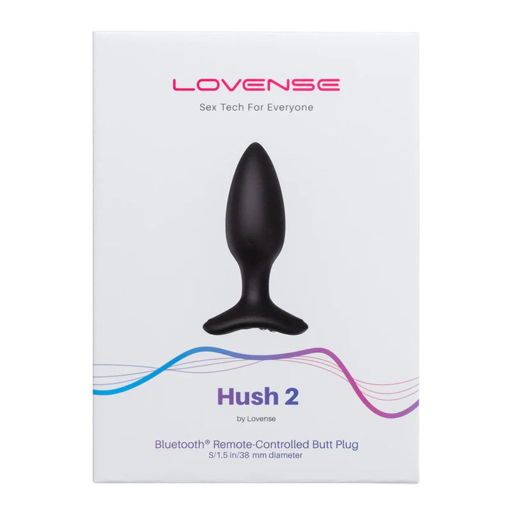 Lovense Hush 2 Butt Plug S 38 mm Telefon Kontrollü Anal Vibratör