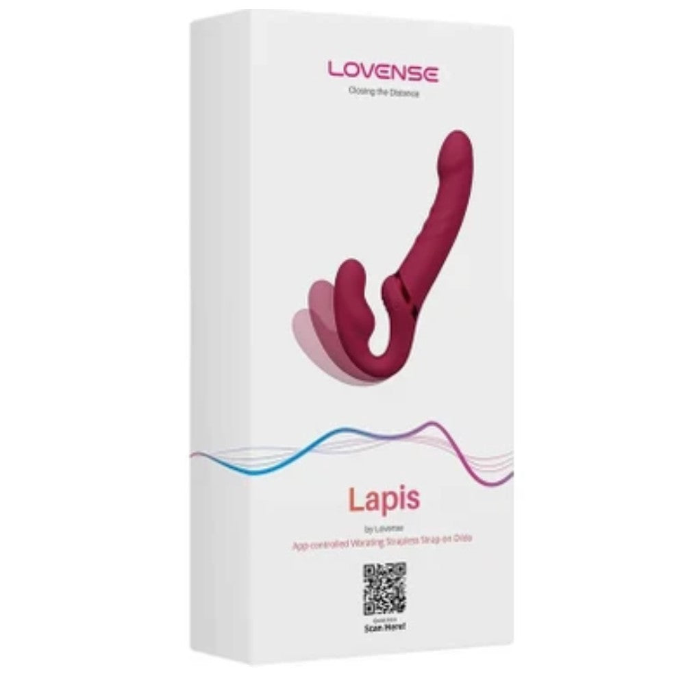 Lovense Lapis Uygulama Kontrollü Titreşimli Straples Strap-On
