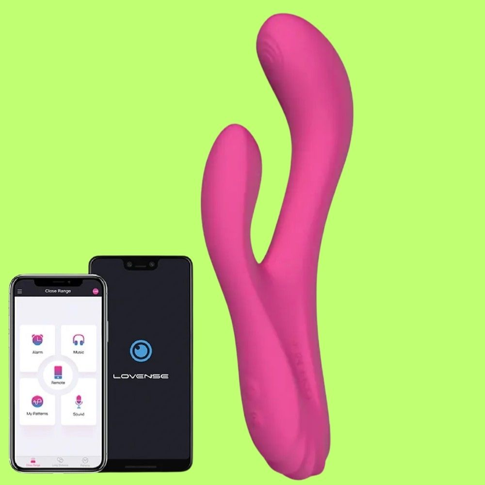 Lovense Osci 3 App-Controlled Oscillating Hareketli ve Isıtmalı Rabbit Vibrator