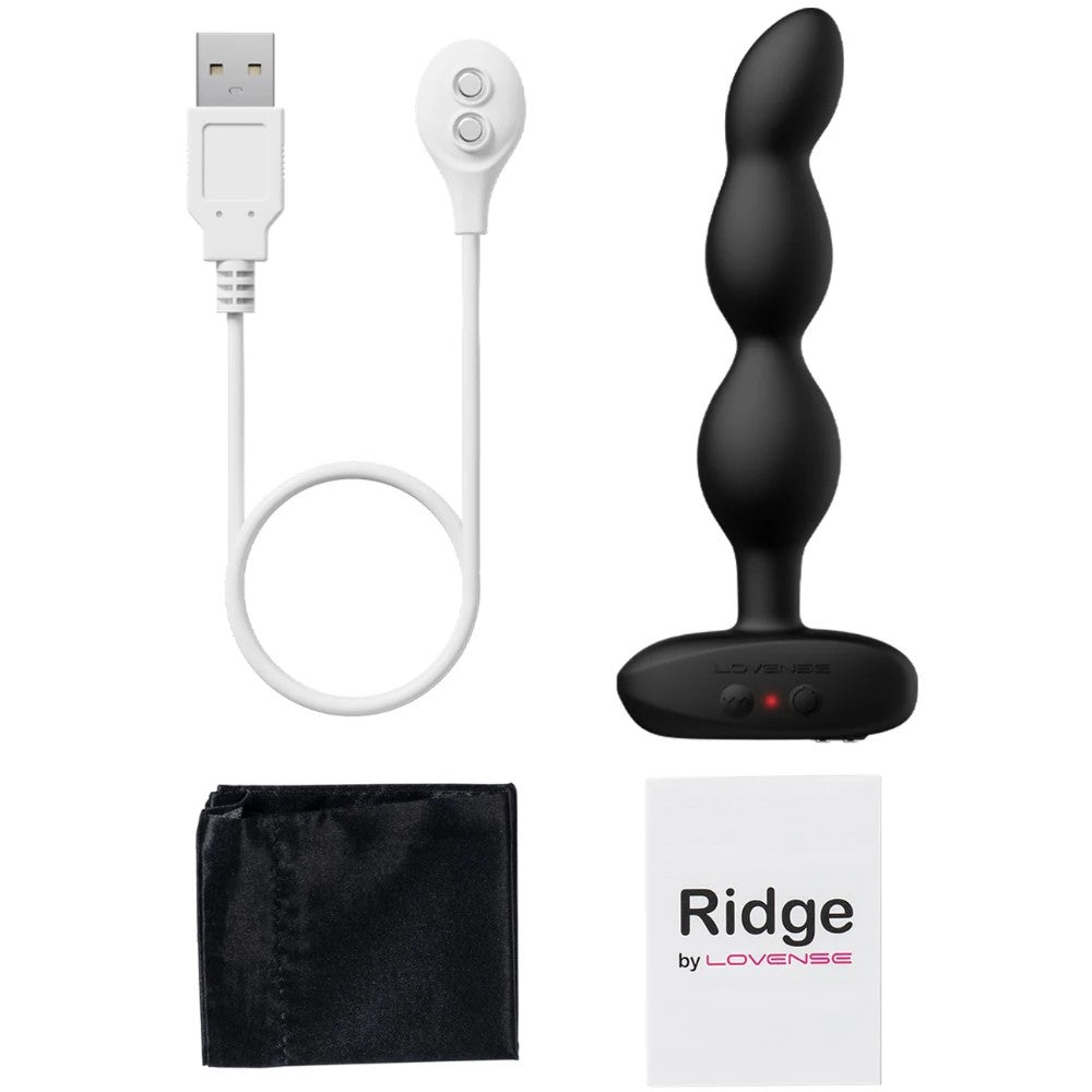 Lovense Ridge App Controlled Rotating and Vibrating Anal Beads Vibrator