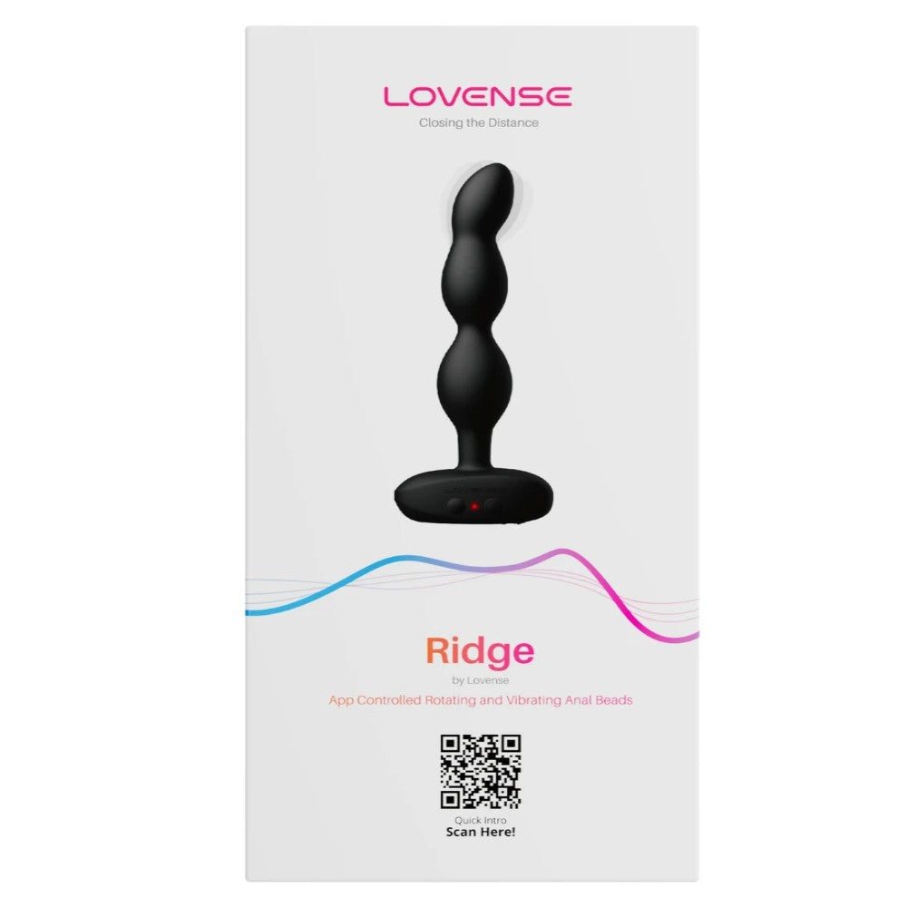 Lovense Ridge App Controlled Rotating and Vibrating Anal Beads Vibrator