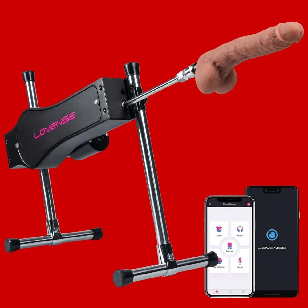 Lovense Sex Machine Telefon Kontrollü Seks Makinesi