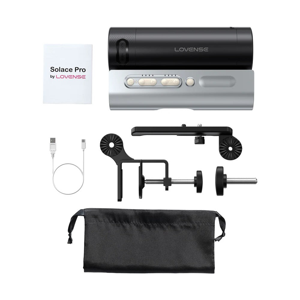 Lovense Solace Pro AI Destekli Telefon Kontrollü İleri Geri Hareketli Mastürbator