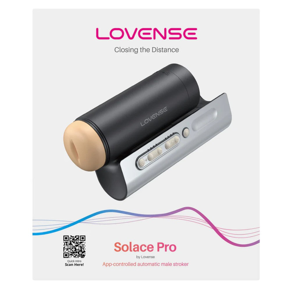 Lovense Solace Pro AI Destekli Telefon Kontrollü İleri Geri Hareketli Mastürbator