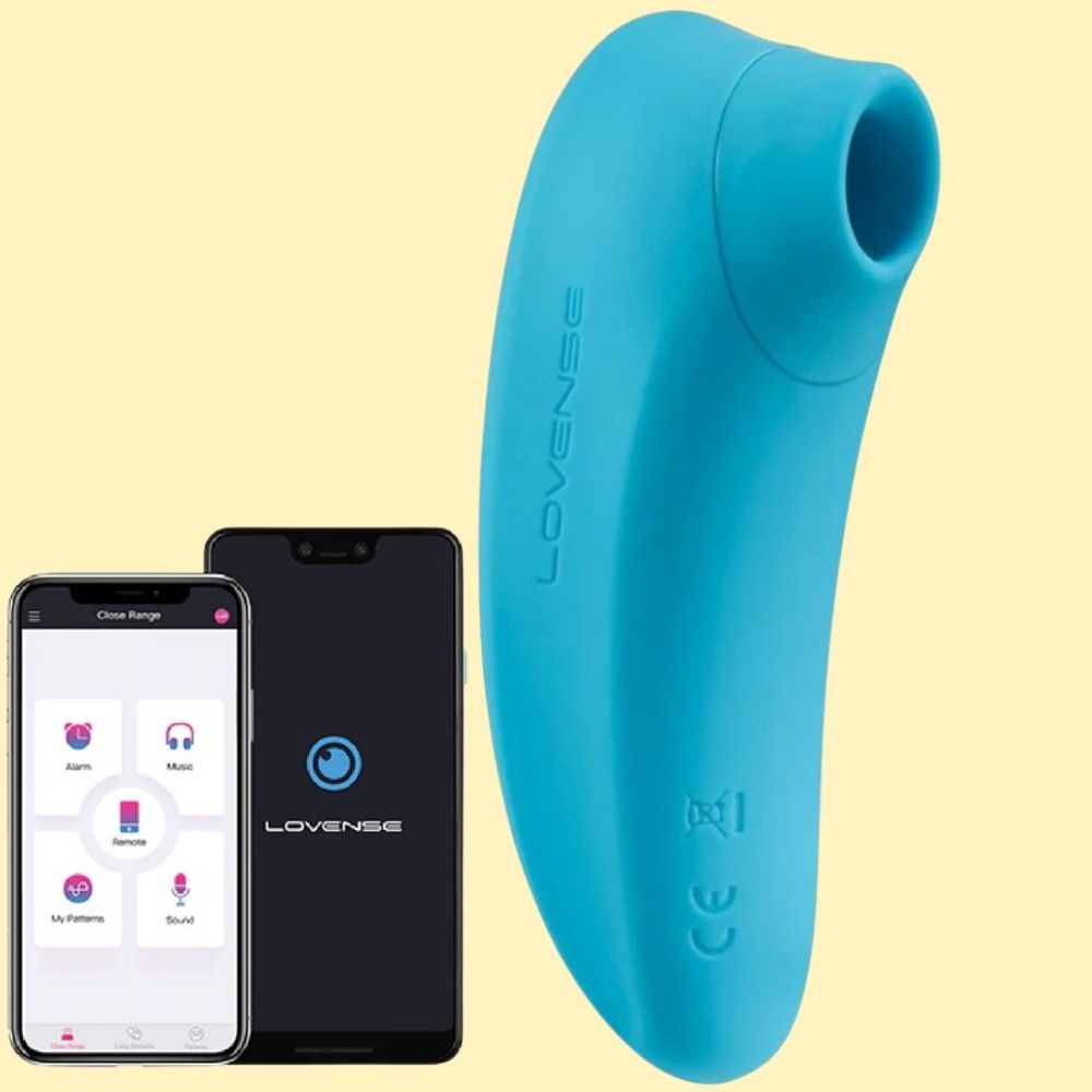 Lovense Tenera Telefon Kontrollü Emiş Güçlü Vibrator
