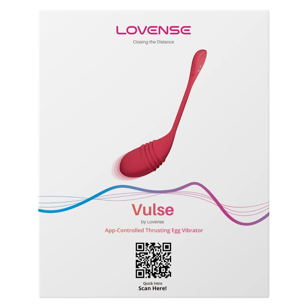 Lovense Vulse App-Controlled Thrusting Vibrating Egg Vibrator