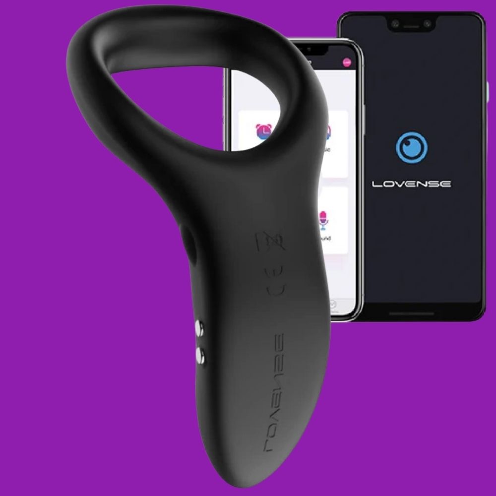 Lovense Diamo Cock Ring Telefon Kontrollü Penis Halkası
