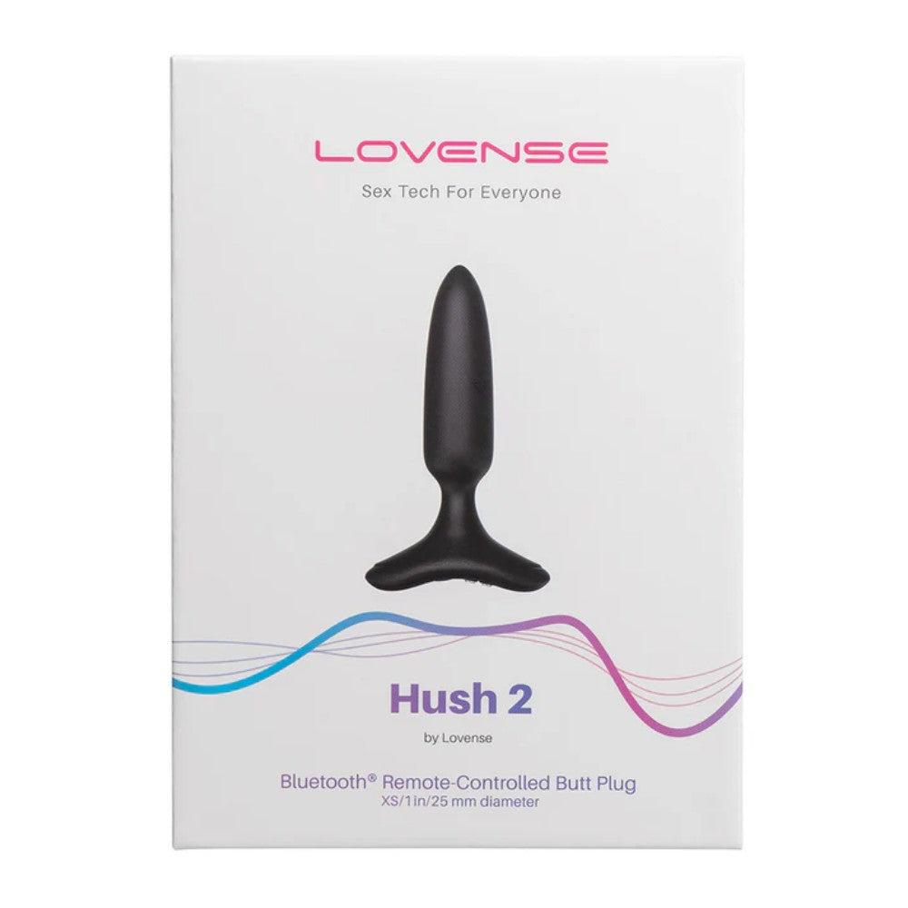 Lovense Hush 2 X-Small 25mm Telefon Kontrollü Titreşimli Anal Plug