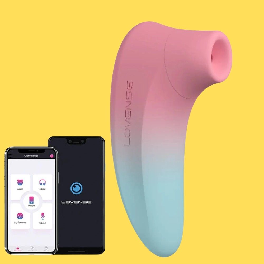 Lovense Tenera 2 App-Controlled Telefon Kontrollü Emiş Vibrator