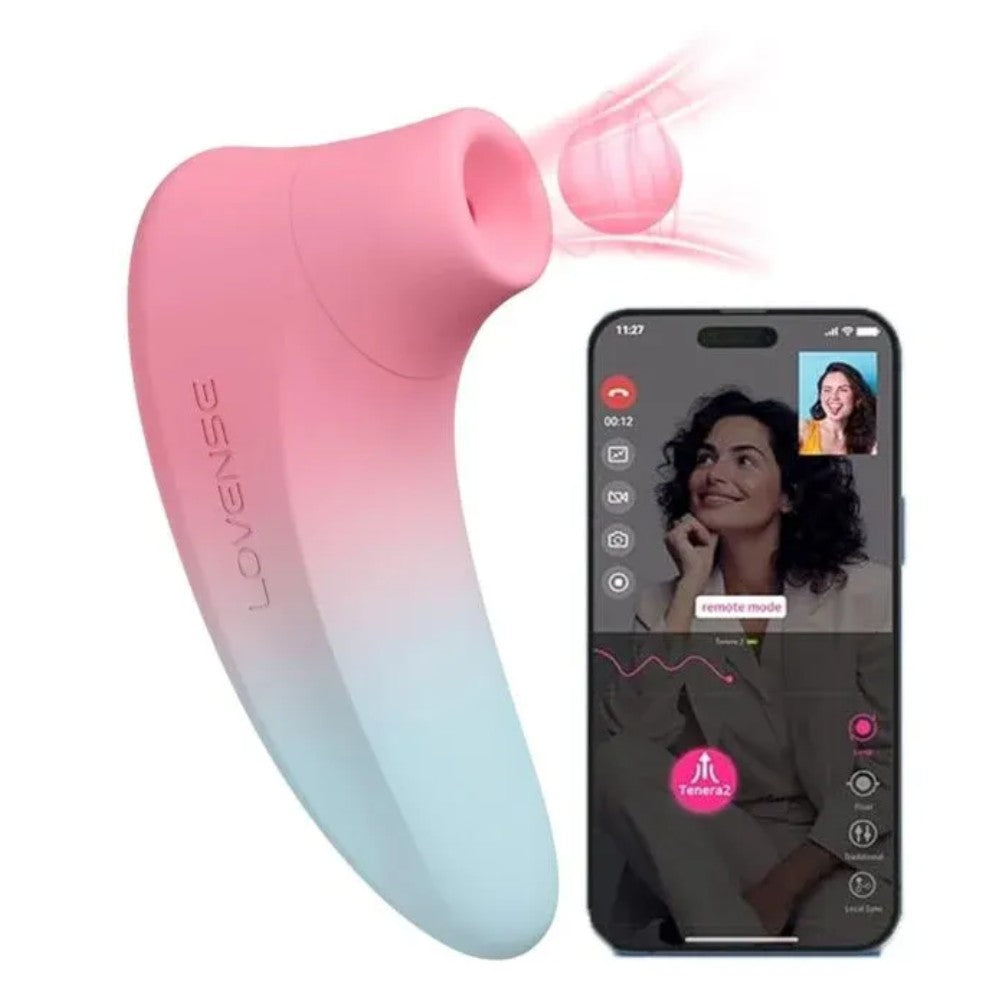 Lovense Tenera 2 App-Controlled Telefon Kontrollü Emiş Vibrator