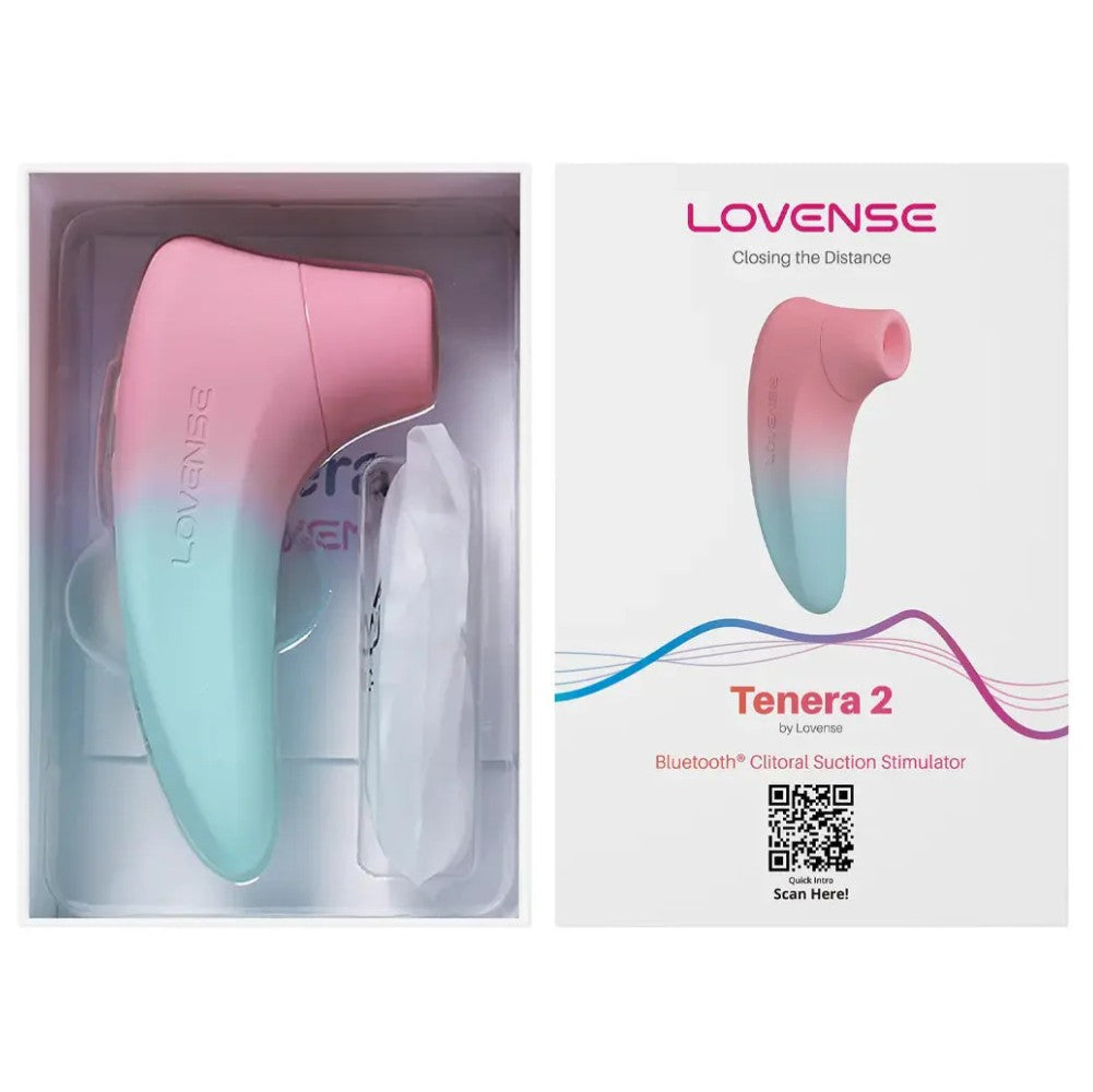 Lovense Tenera 2 App-Controlled Telefon Kontrollü Emiş Vibrator