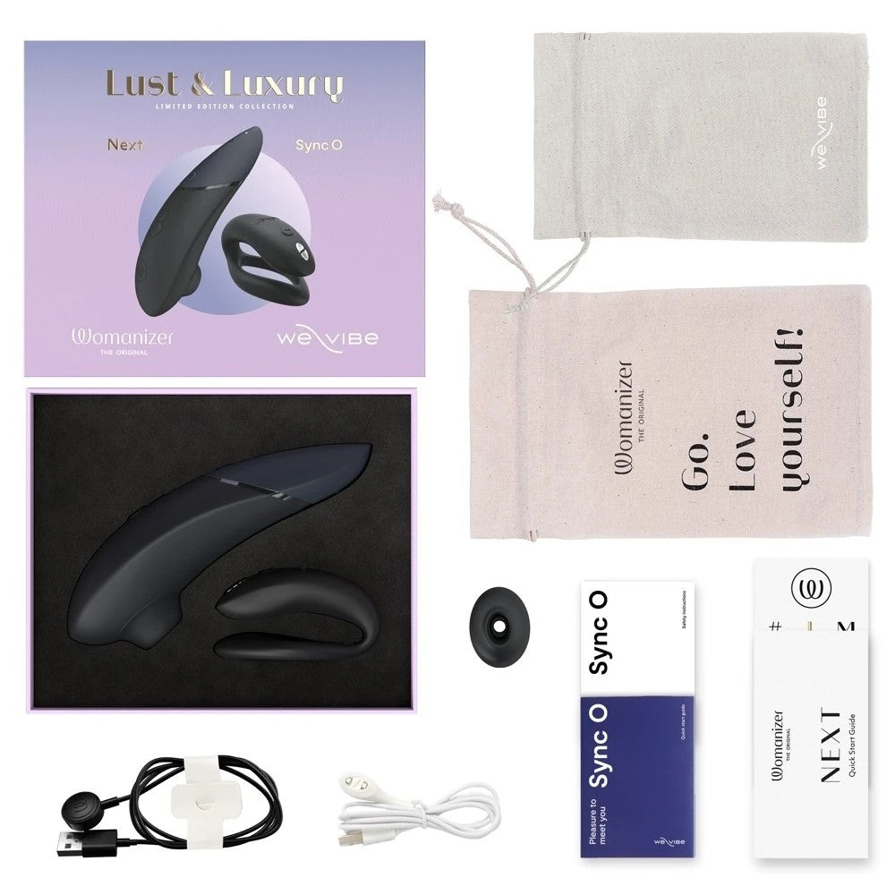 Womanizer Next ve We-Vibe Sync O Lust & Luxury Couples Vibrator