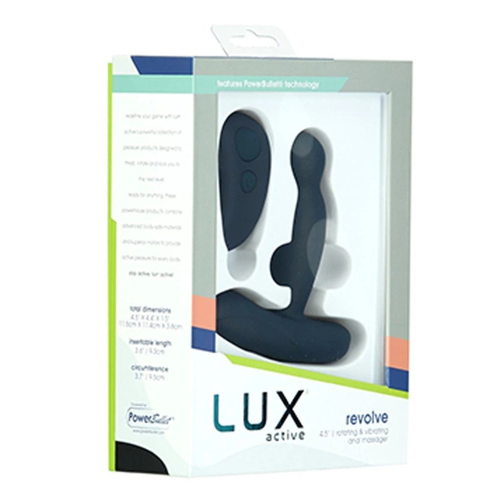 Lux Active Uzaktan Kumandalı Revolve Rotating Vibratör Dönebilen Titreşimli Anal Plug