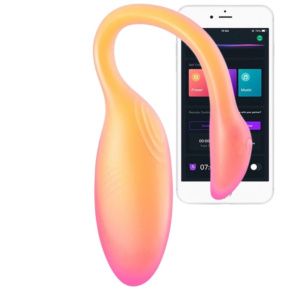 Magic Motion Flamingo Max Vibrating Egg Giyilebilir Telefon Kontrollü Vibratör Orange