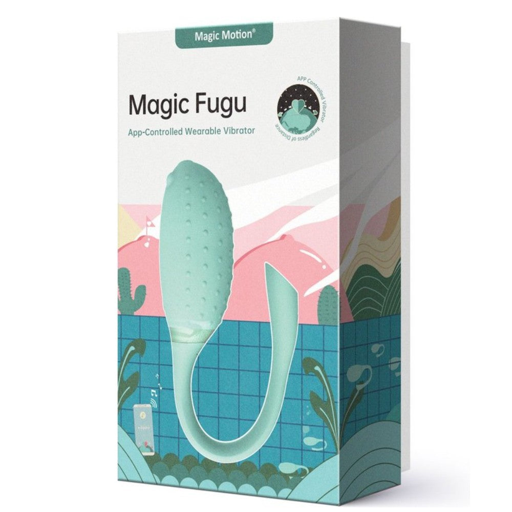 Magic Motion Fugu Green Giyilebilir Telefon Kontrollü Vibratör